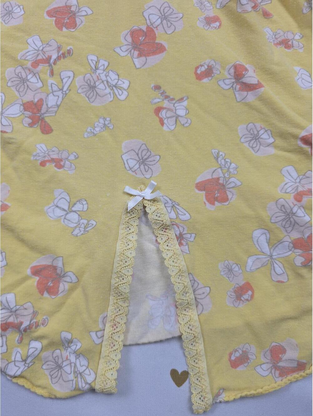 Victorias Secret Vintage ANGELS Medium Yellow Soft Sleep Dress Nightie Y2 MODAL - Picture 2 of 6
